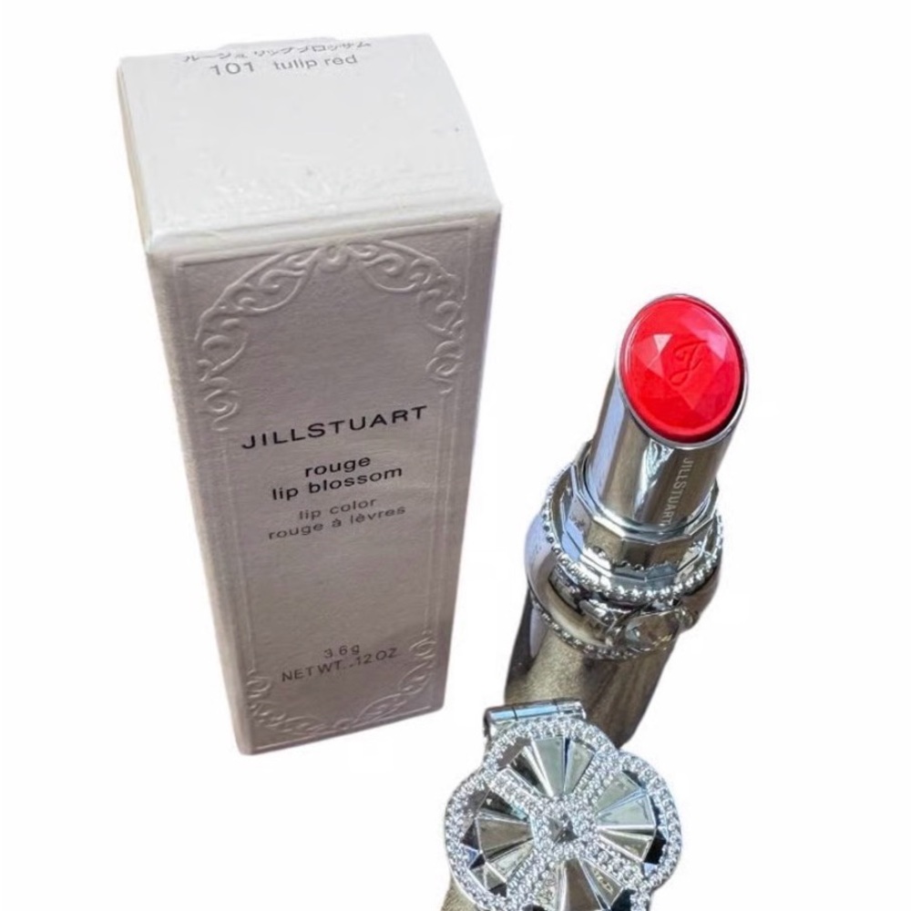 Jill Stuart Rouge Lip Blossom Lipstick — Vibrant Tulip Red - Picture 12 of 12